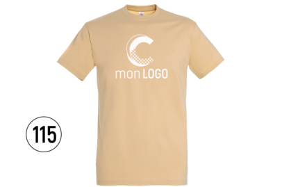 T-shirt couleur 190g marquage 1 couleur 3
