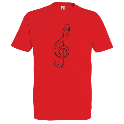 TSHIRT 190G ROUGE SERIGRAPHIE 1 COULEUR 4